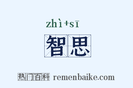 智思是什么意思的图片